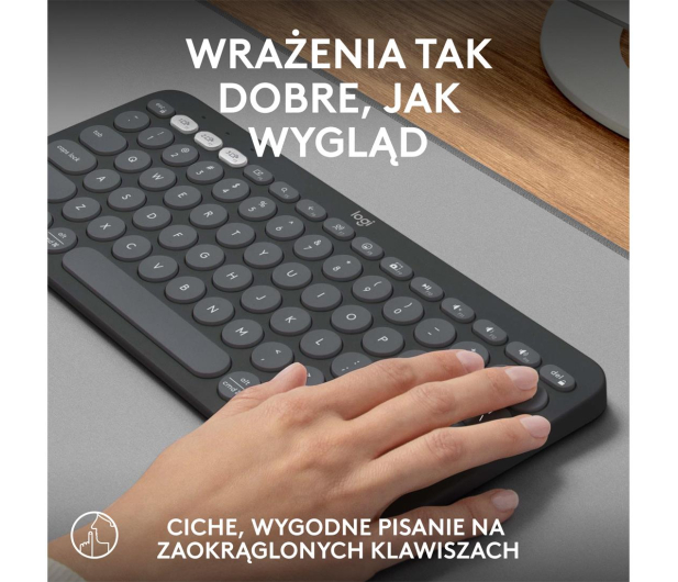 LOGITECH K380s Pebble Keys 2 grafit - 1172750 - zdjęcie 9